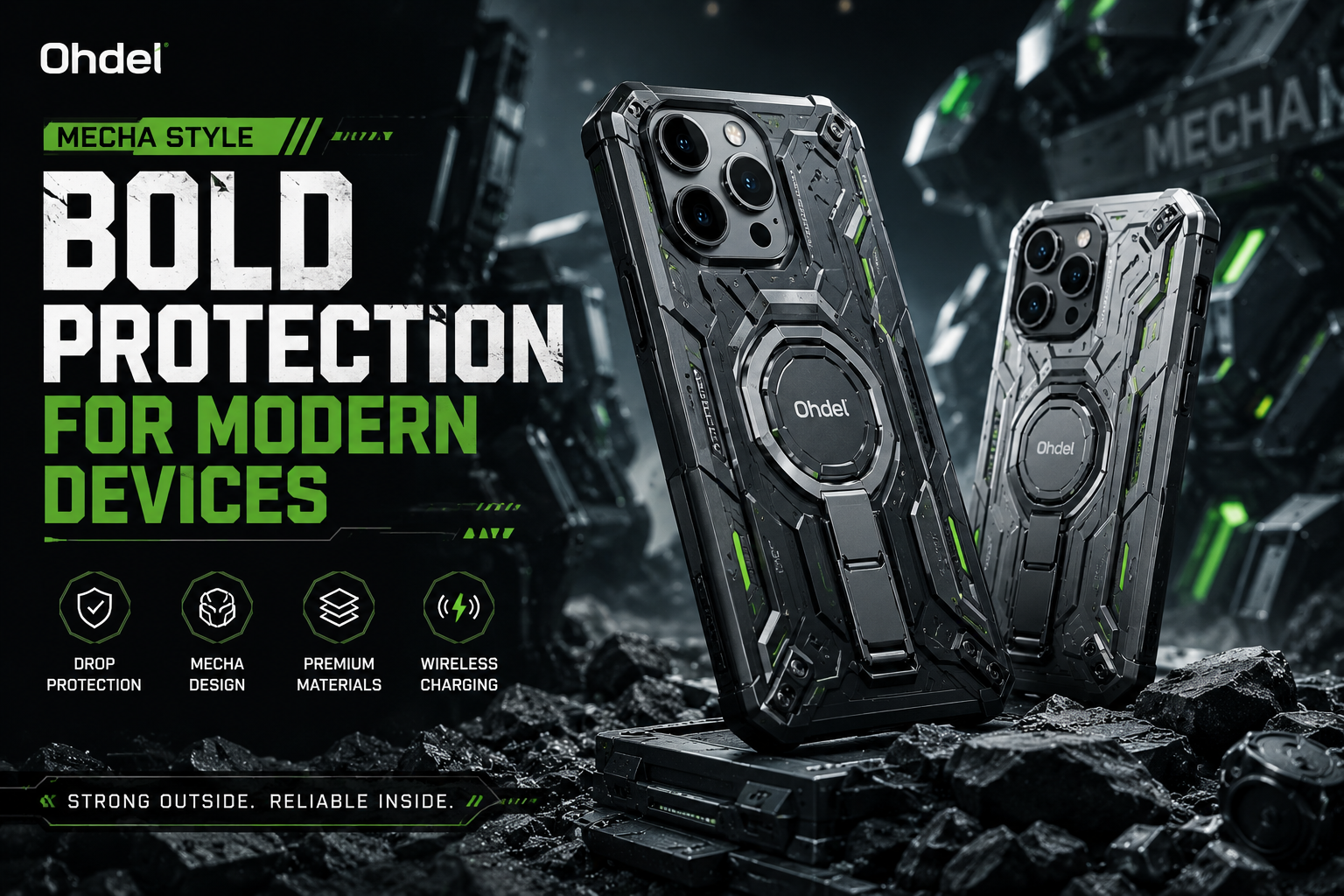 Mecha Phone Cases: Bold Protection for Modern Devices