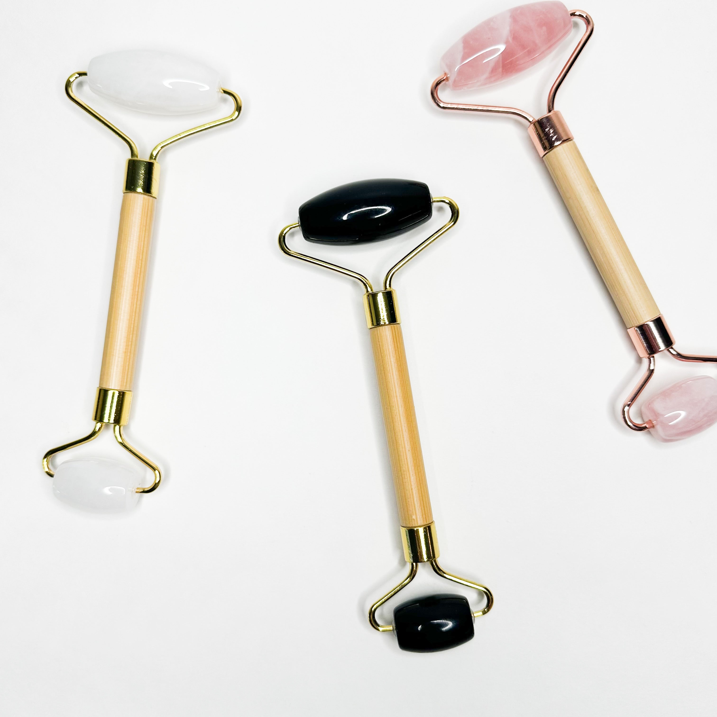 Facial Rollers - Handcrafted Natural Wood Design