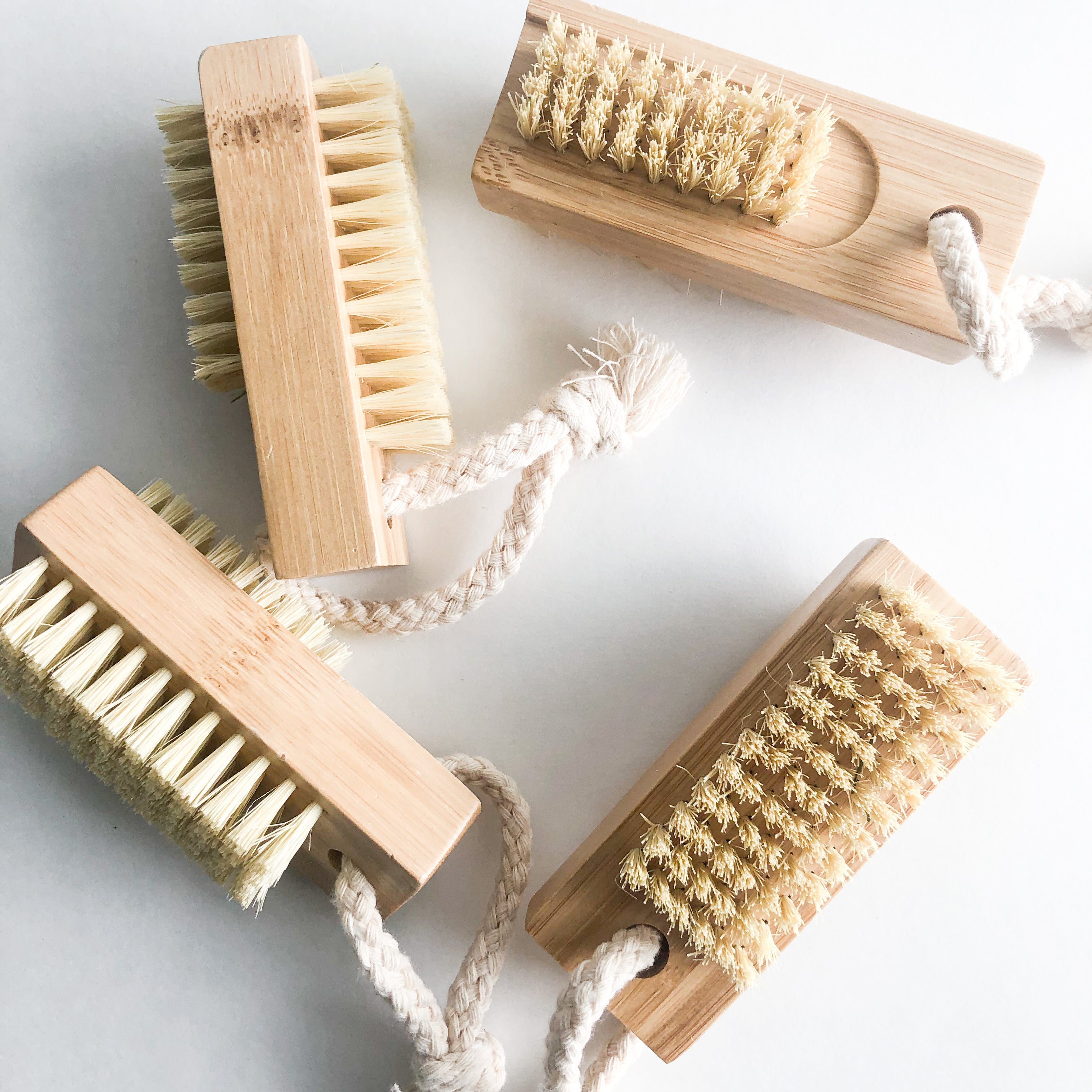 Eco-Friendly Natural Wood Double Sided Sisal Nail Brush- Nail Brush - Modern ...