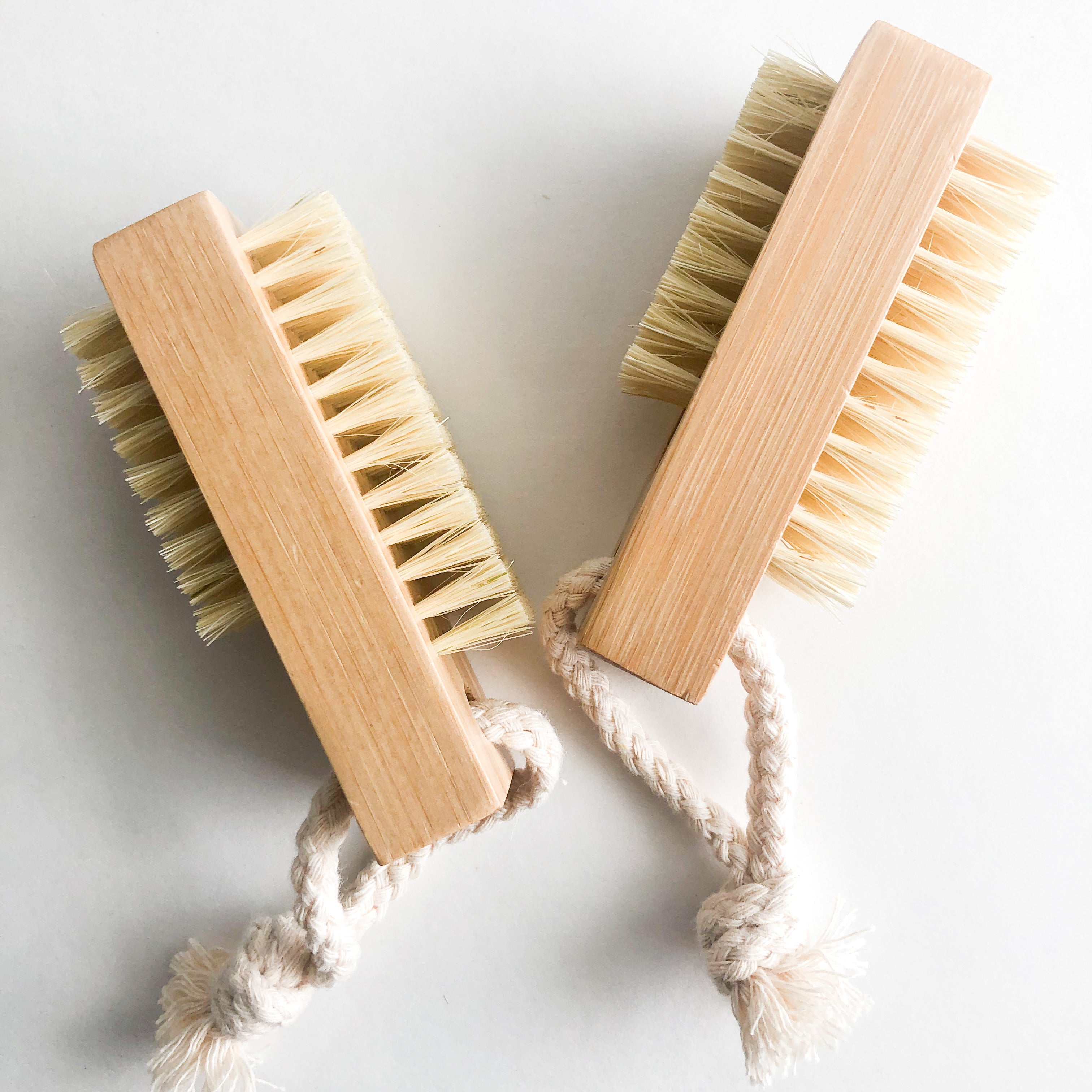 Eco-Friendly Natural Wood Double Sided Sisal Nail Brush- Nail Brush - Modern ...
