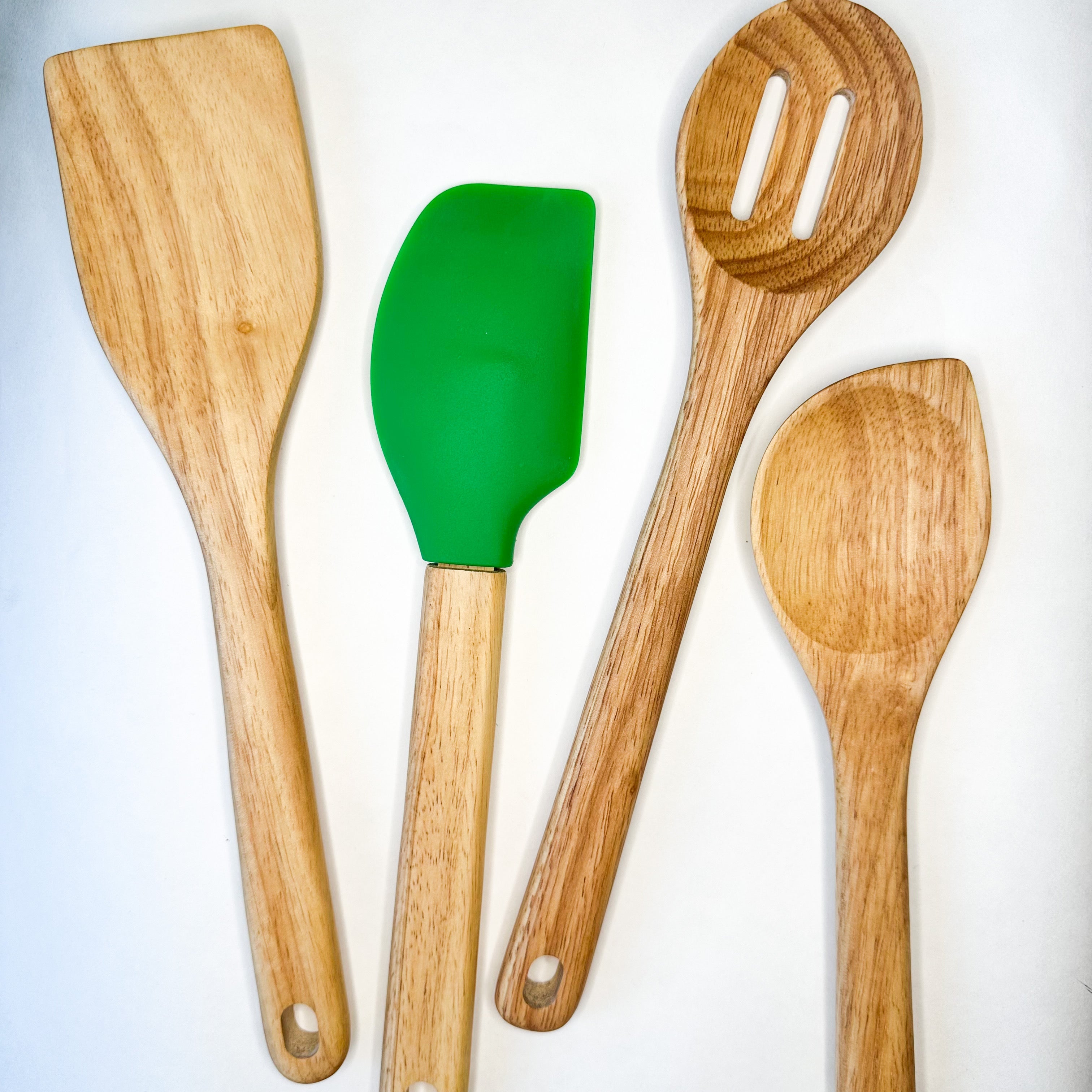 Earth-Friendly en Utensil Set - Zero Waste Natural Wood Design