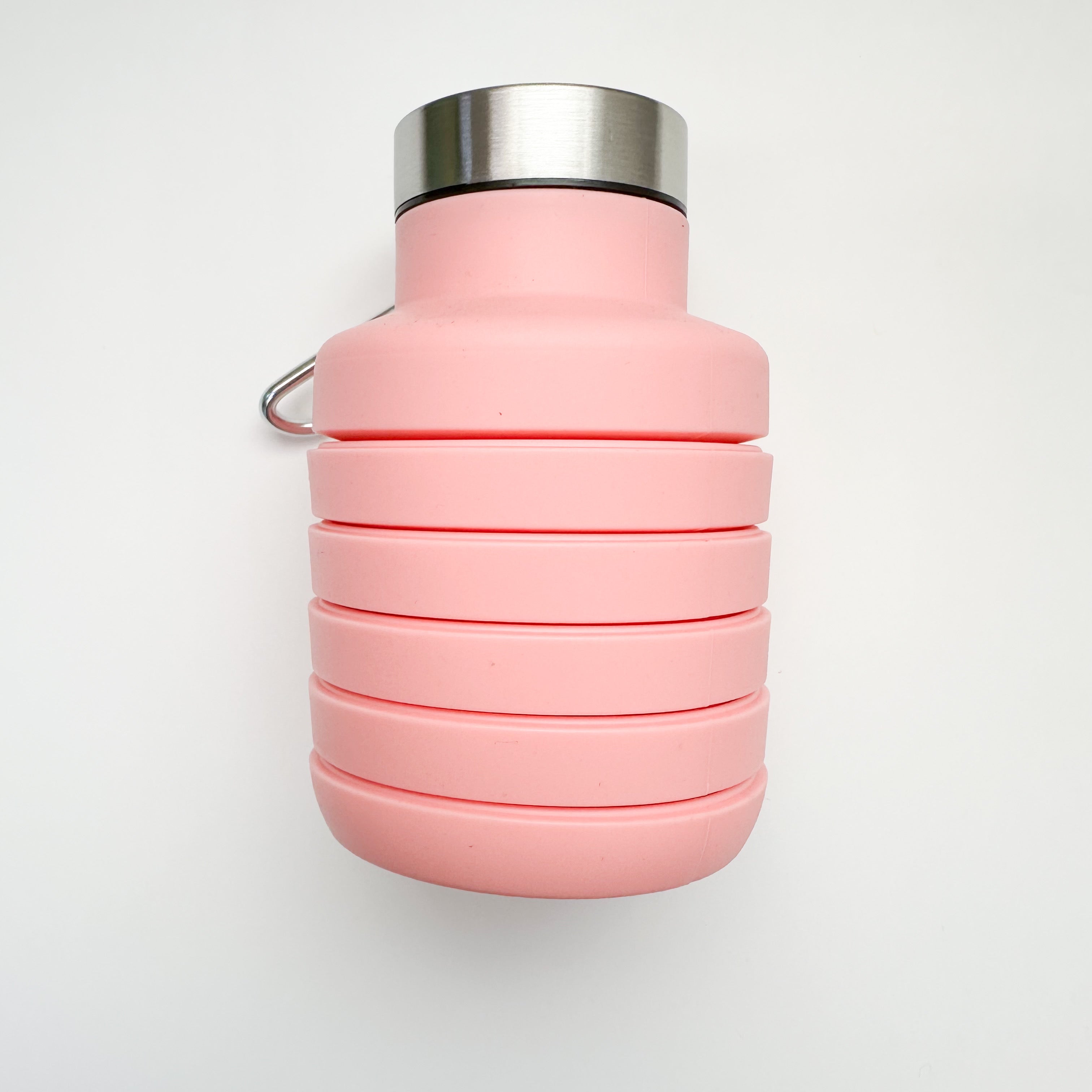 Collapsible Silicone Bottles - Professional Natural Wood Design
