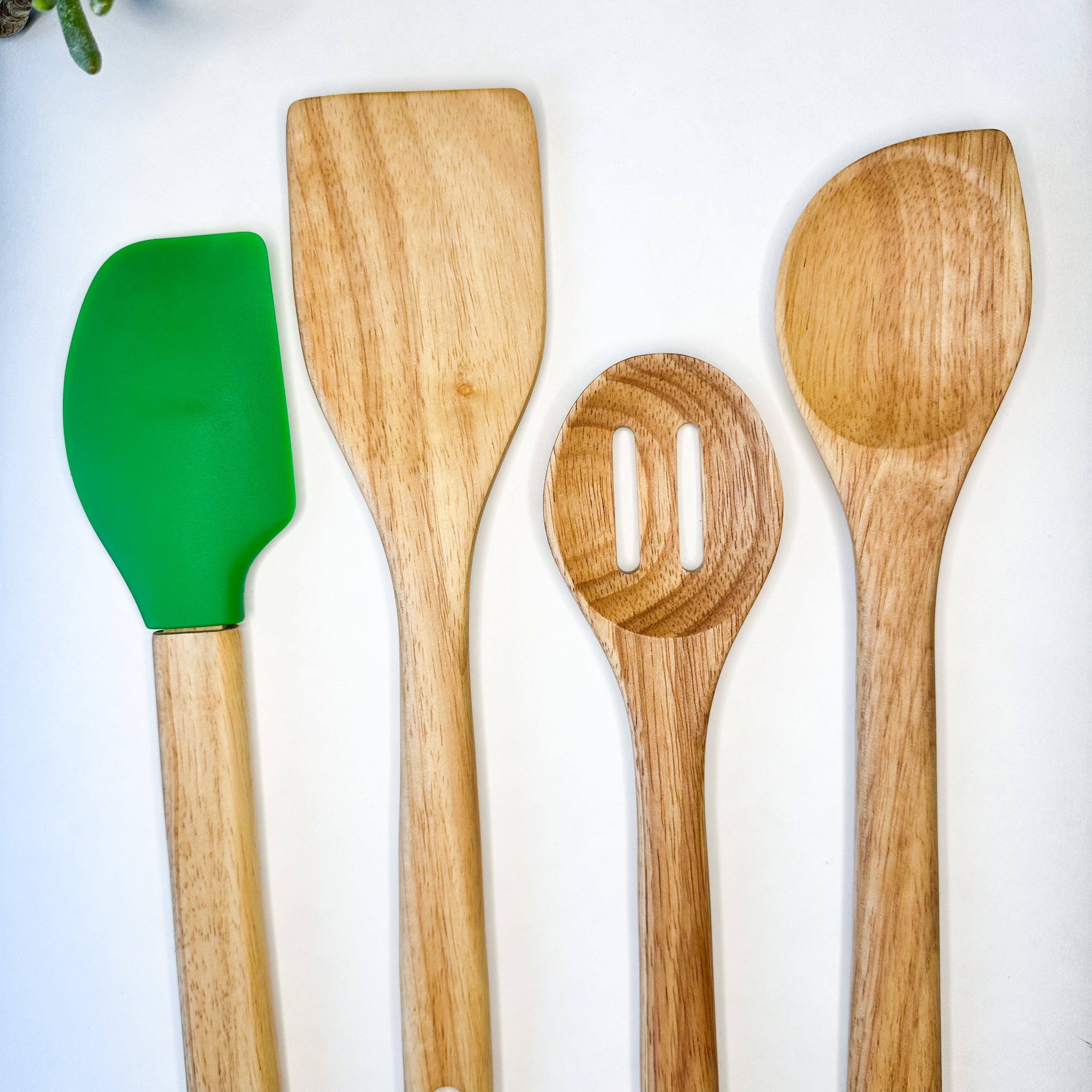 Earth-Friendly en Utensil Set - Zero Waste Natural Wood Design