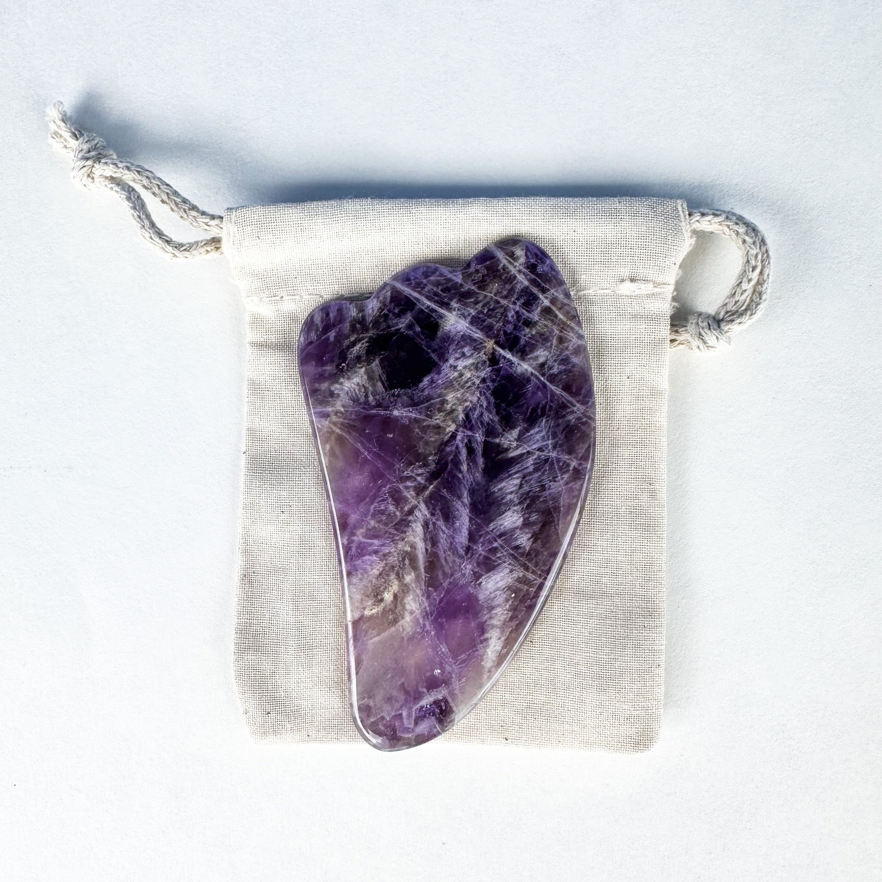 Facial and Body Gua Sha Stones - Organic Natural Wood Design