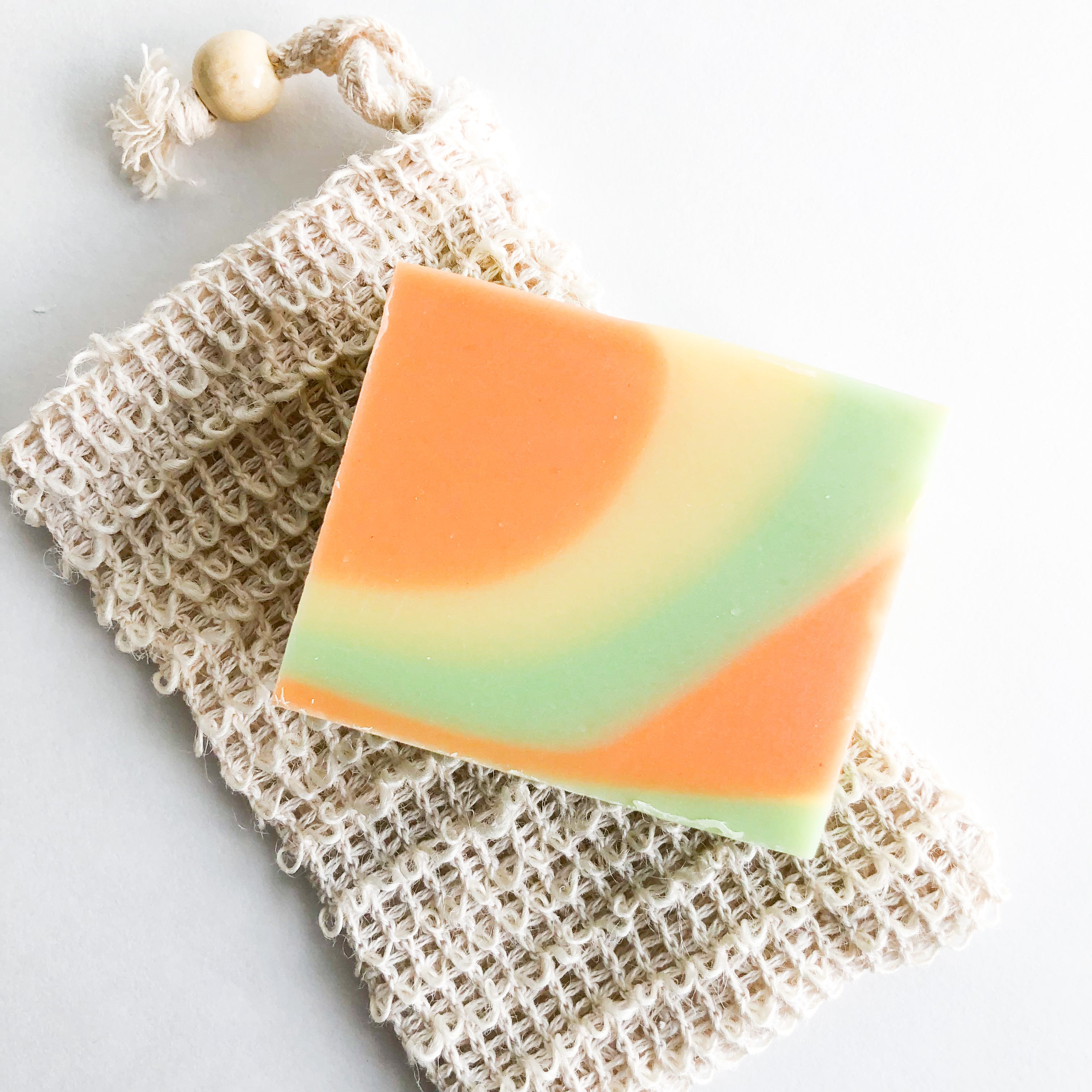Handmade Vegan Bar Soap - Eco-Friendly Natural Wood Design