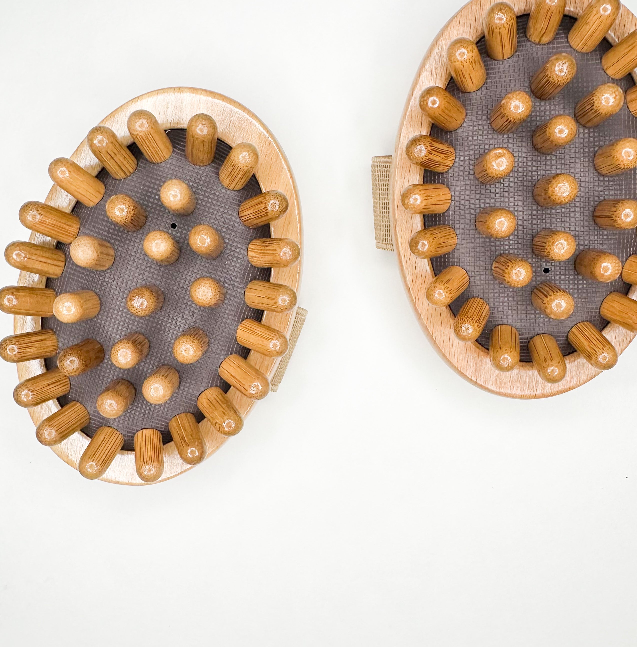 Handcrafted Natural Wood and Beech Scalp Massager - Modern Eco-Design