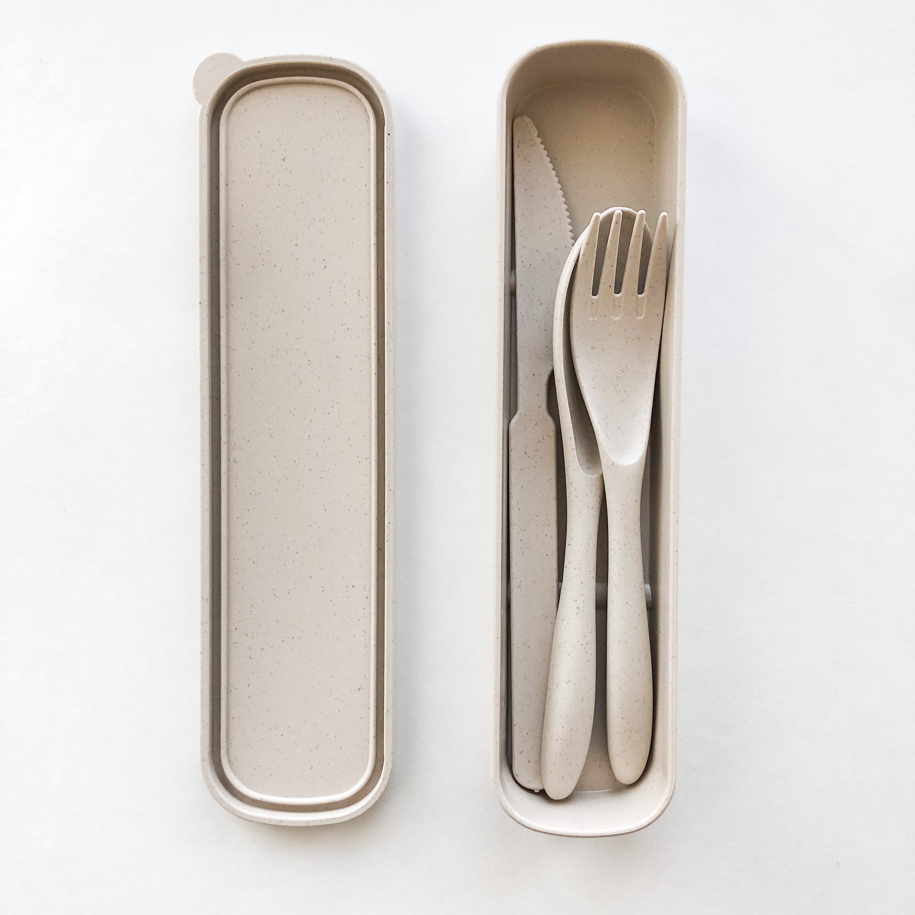Organic Natural Wood Biodegradable Wheat Straw Cutlery Set | Eco-Friendly Choice