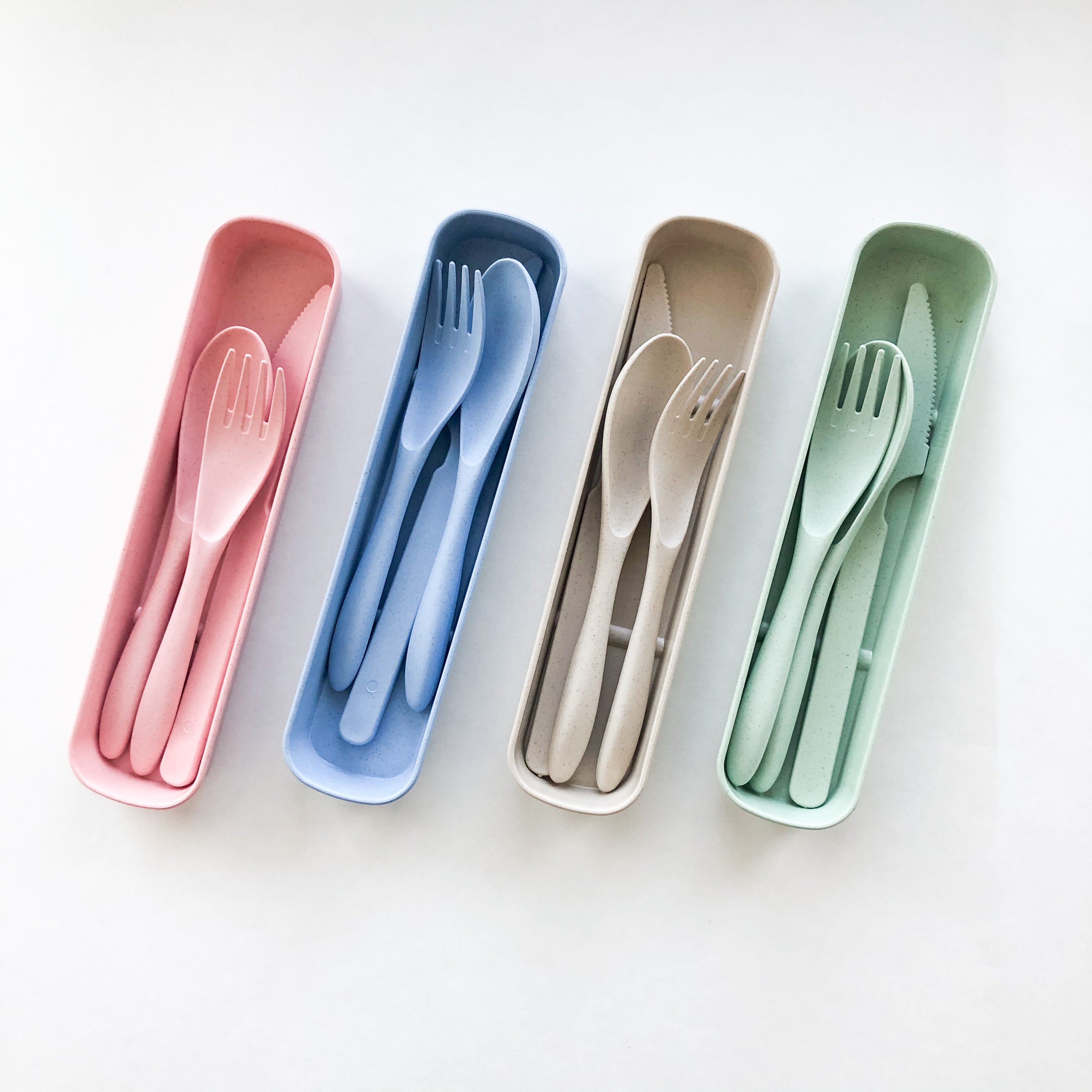 Organic Natural Wood Biodegradable Wheat Straw Cutlery Set | Eco-Friendly Choice
