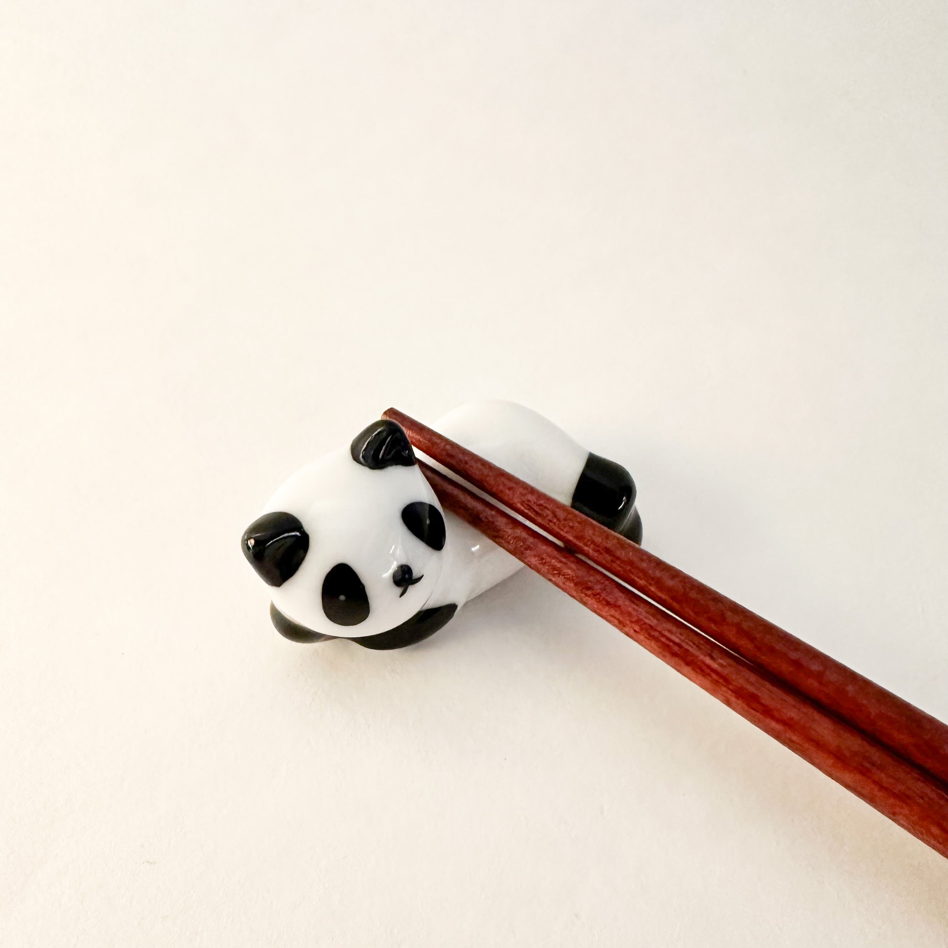 Professional Natural Wood Handcrafted Ceramic Panda Chopstick Rests - Modern ...