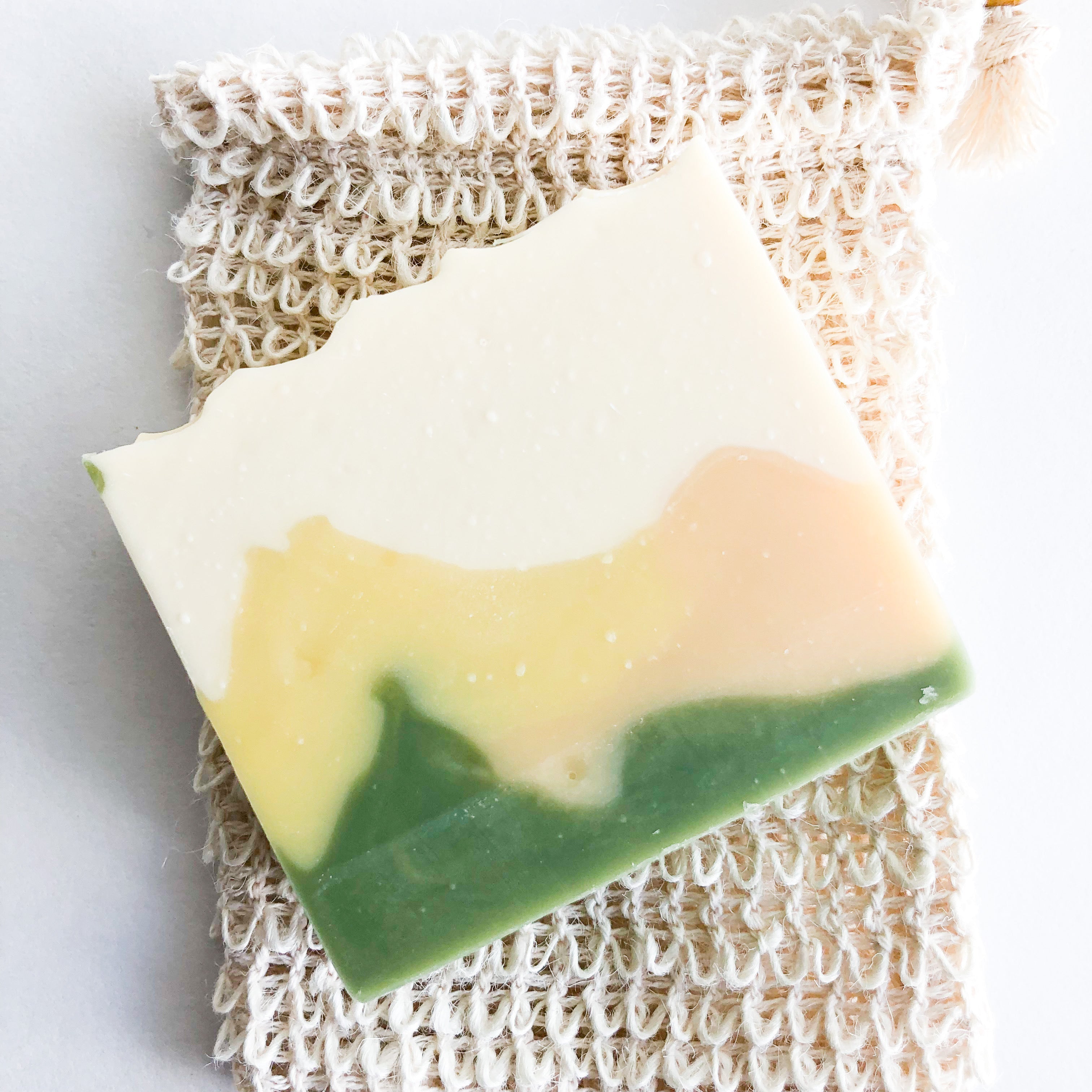 Handmade Vegan Bar Soap - Eco-Friendly Natural Wood Design