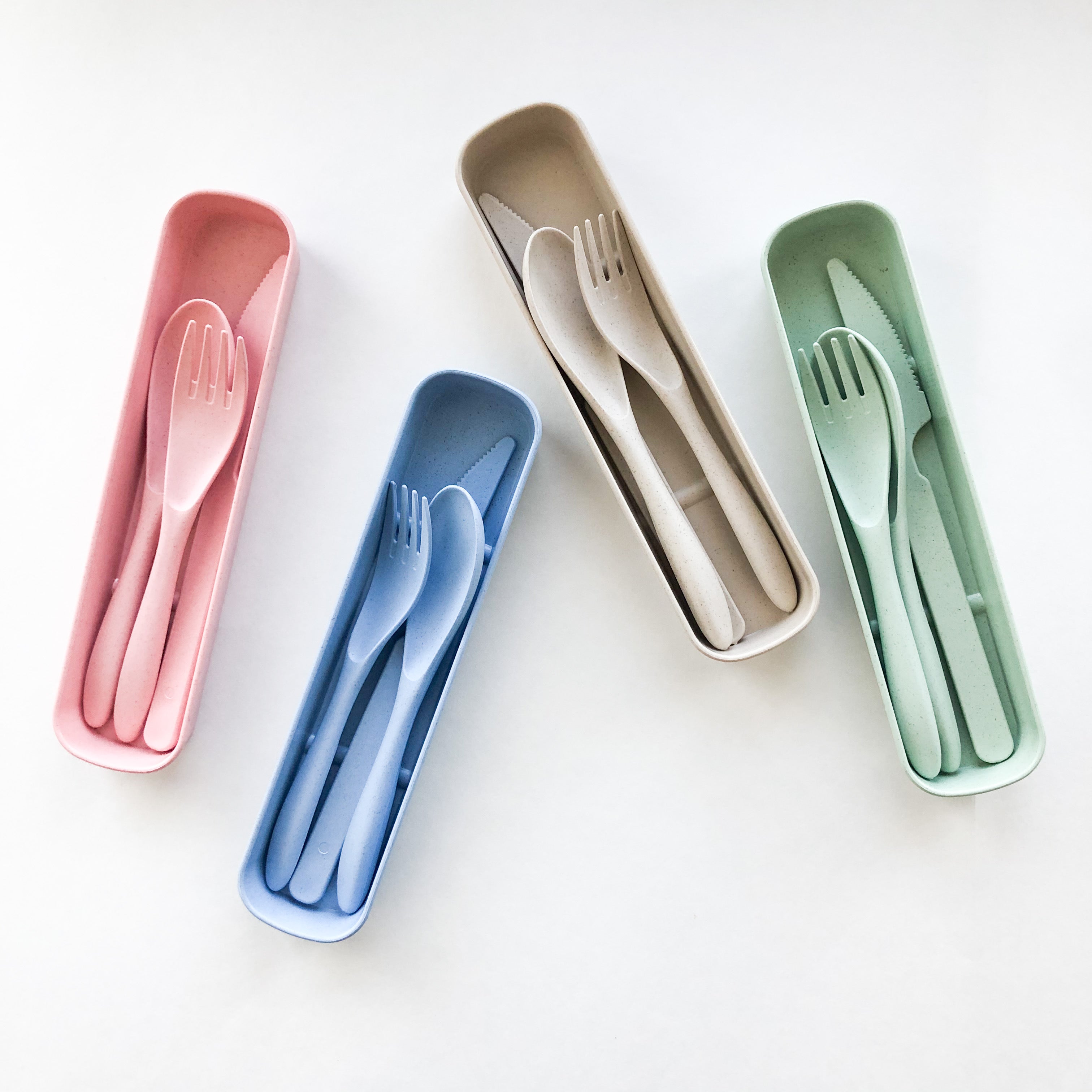 Organic Natural Wood Biodegradable Wheat Straw Cutlery Set | Eco-Friendly Choice