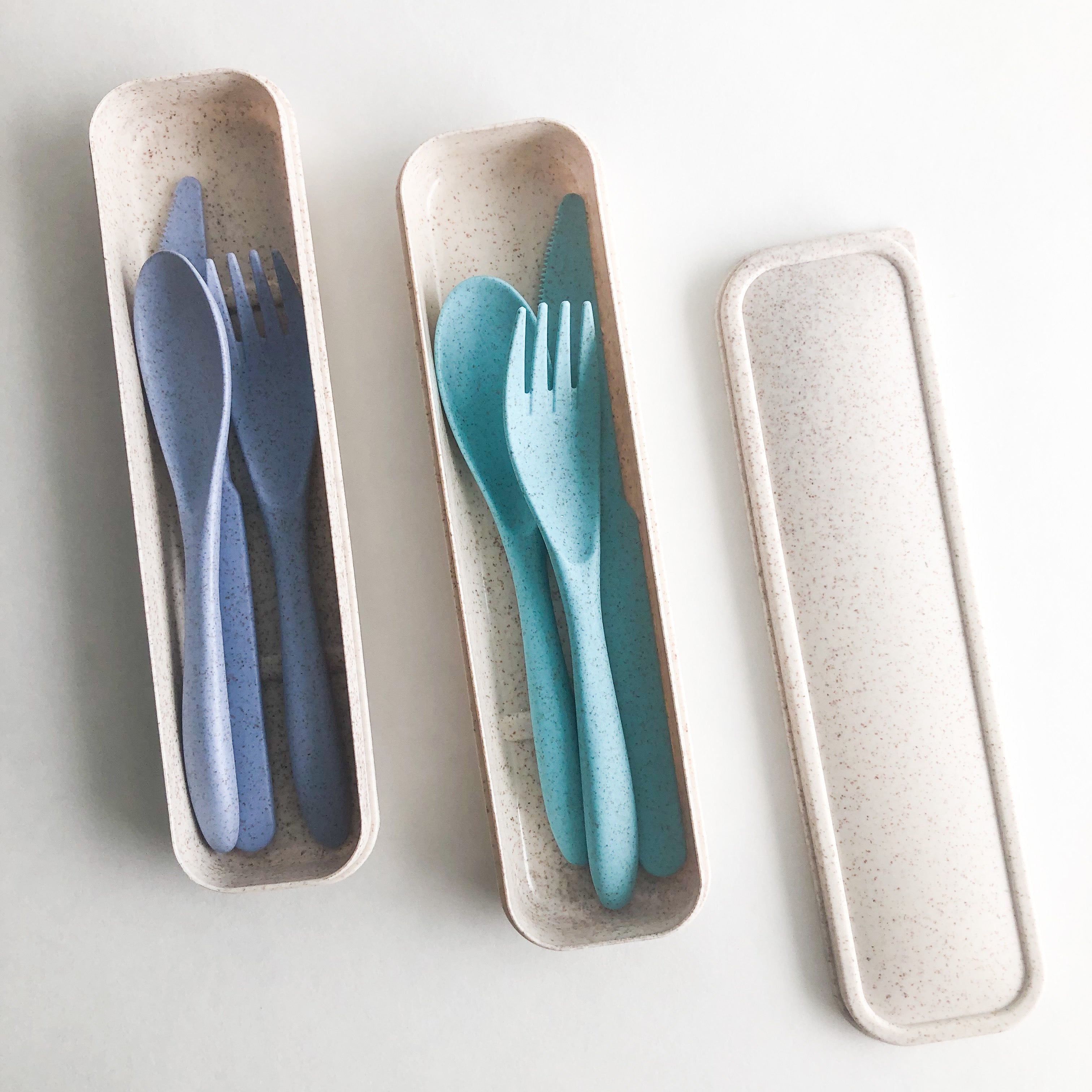 Professional Natural Wood Wheat Straw Cutlery Set - Modern Eco-Design