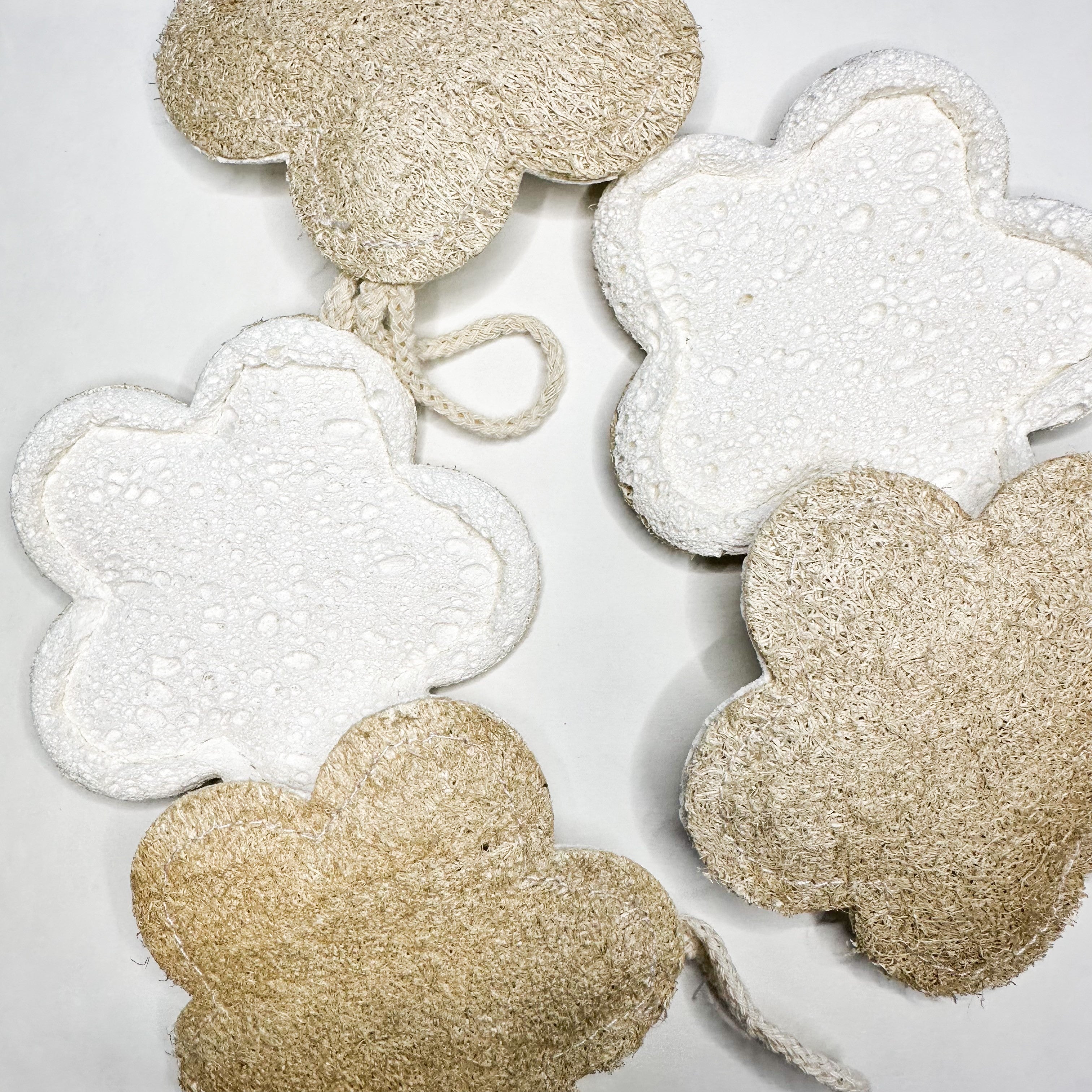 Loofah & Cellulose Sponge – Gentle & Effecti... - Plastic-Free Natural Wood D...