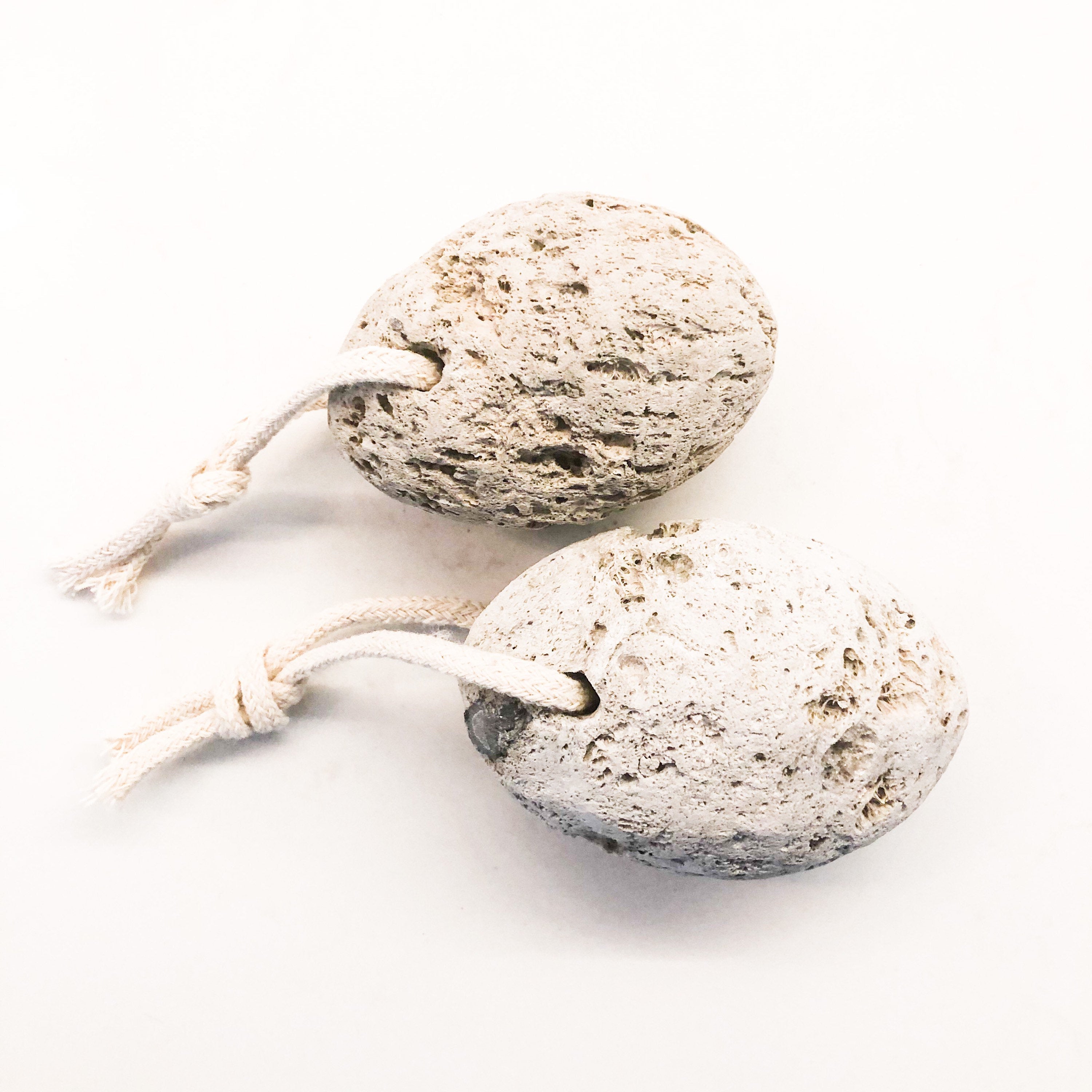 Handcrafted Natural Wood Lava Stone Pumice Foot Scrubber- Scrubber - Modern E...