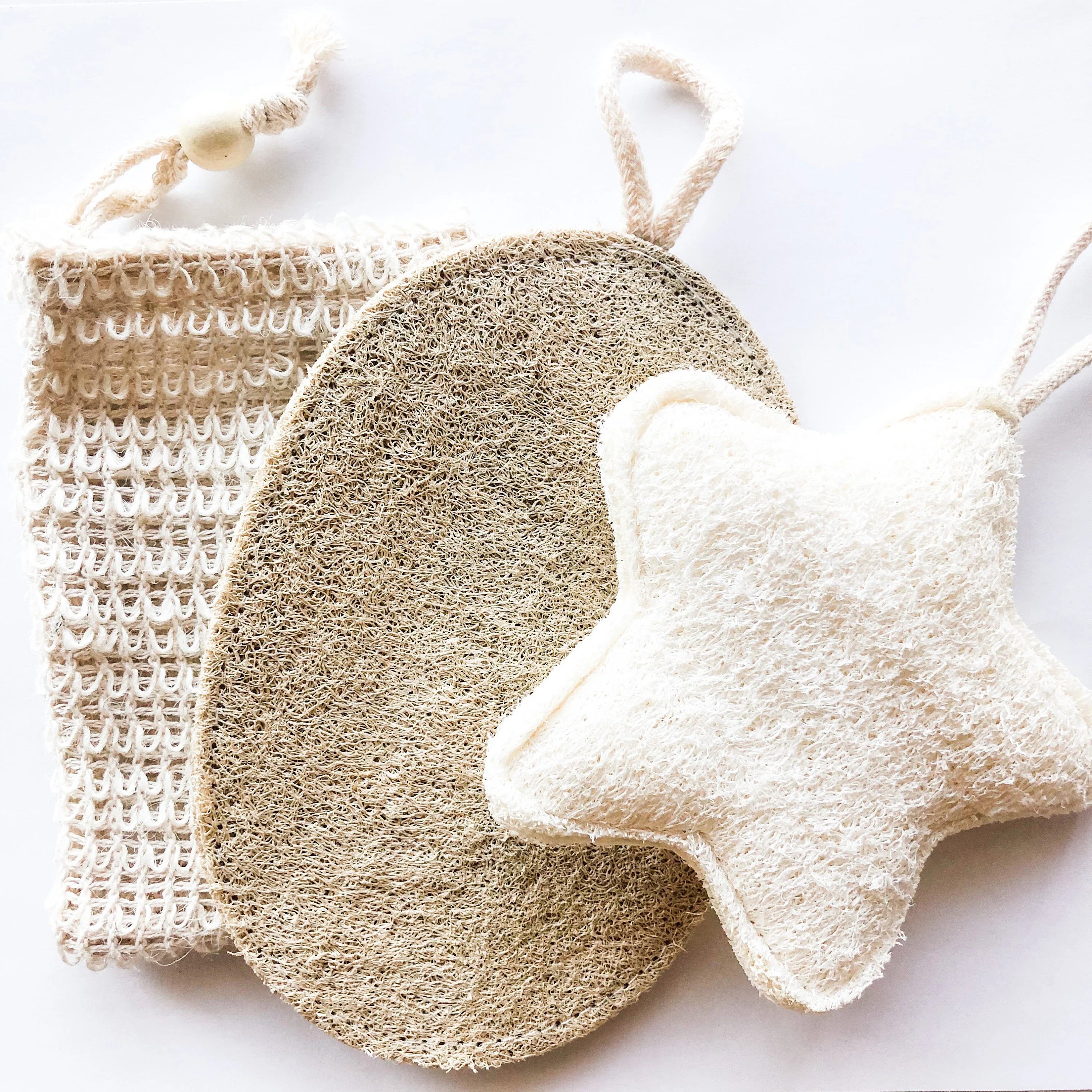 Organic Natural Wood Loofah Sponge- Sustainable Bath & Body Spong... | Eco-Fr...