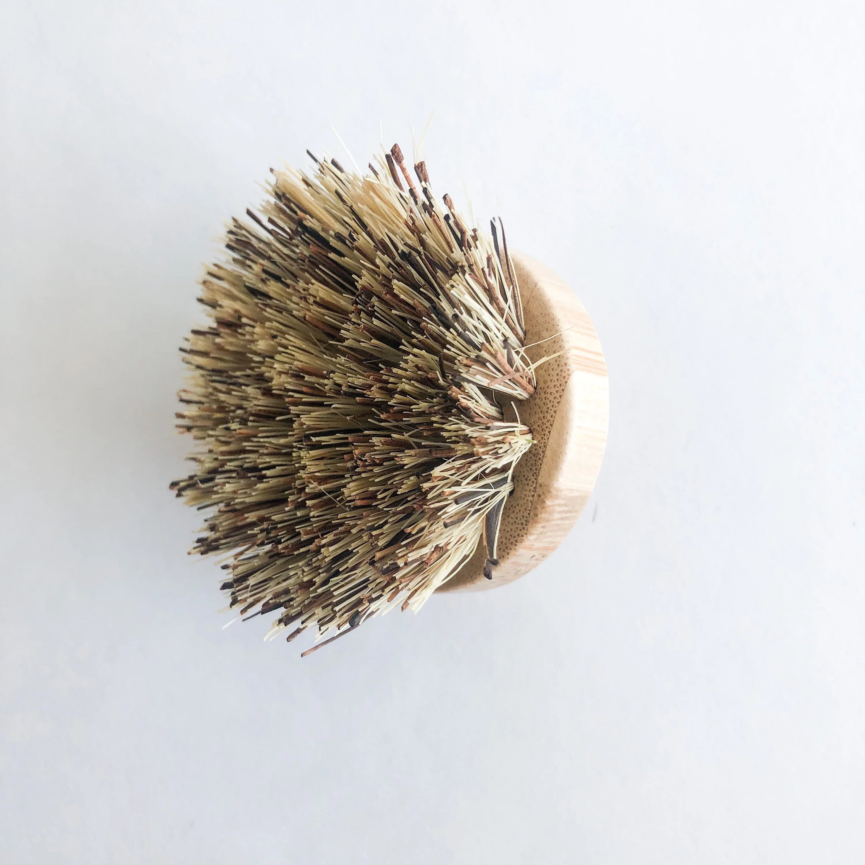 Eco-Friendly Natural Wood Sisal Dish Brush With Replaceable Head - Modern Eco...