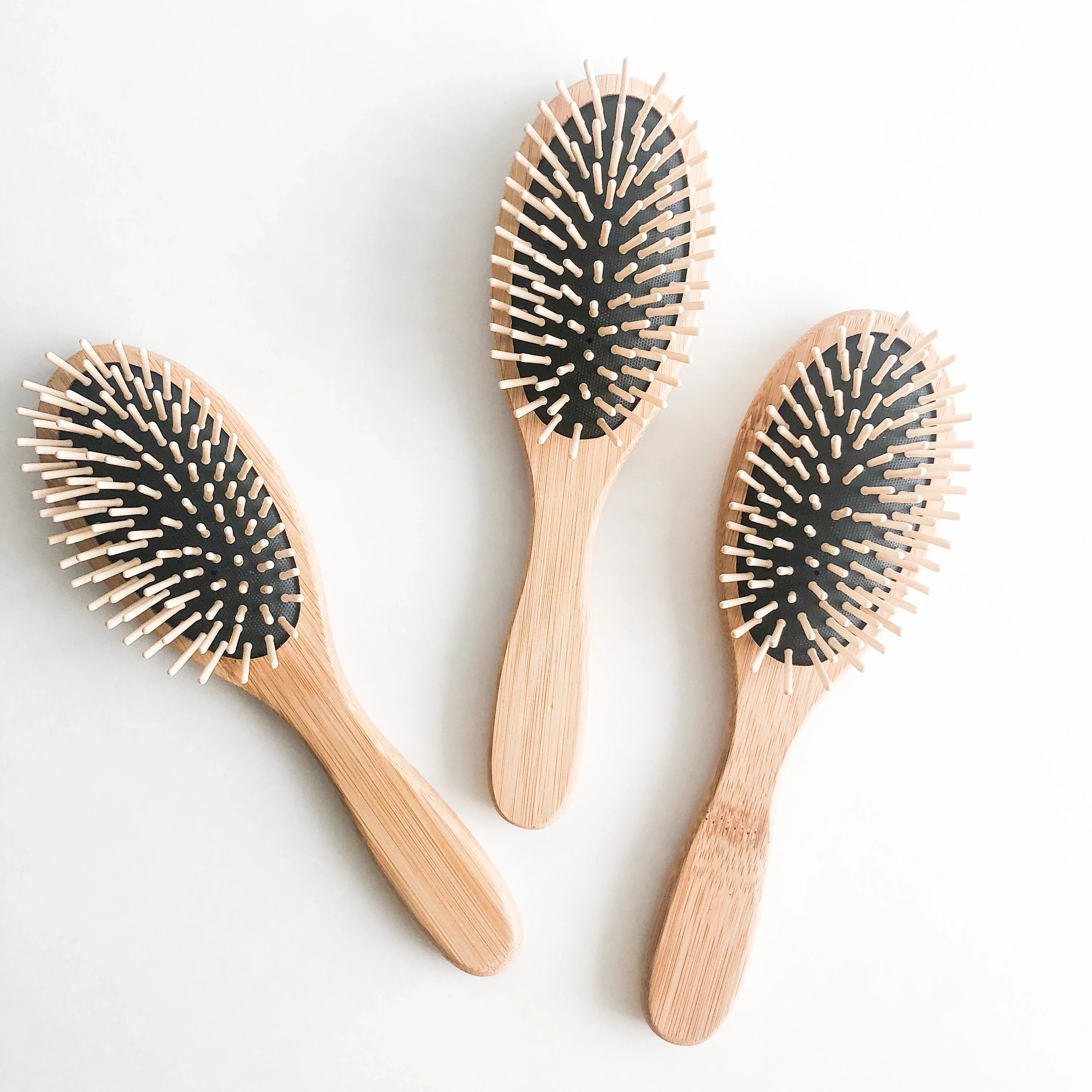 Organic Natural Wood Hair Brush | Eco-Friendly Choice
