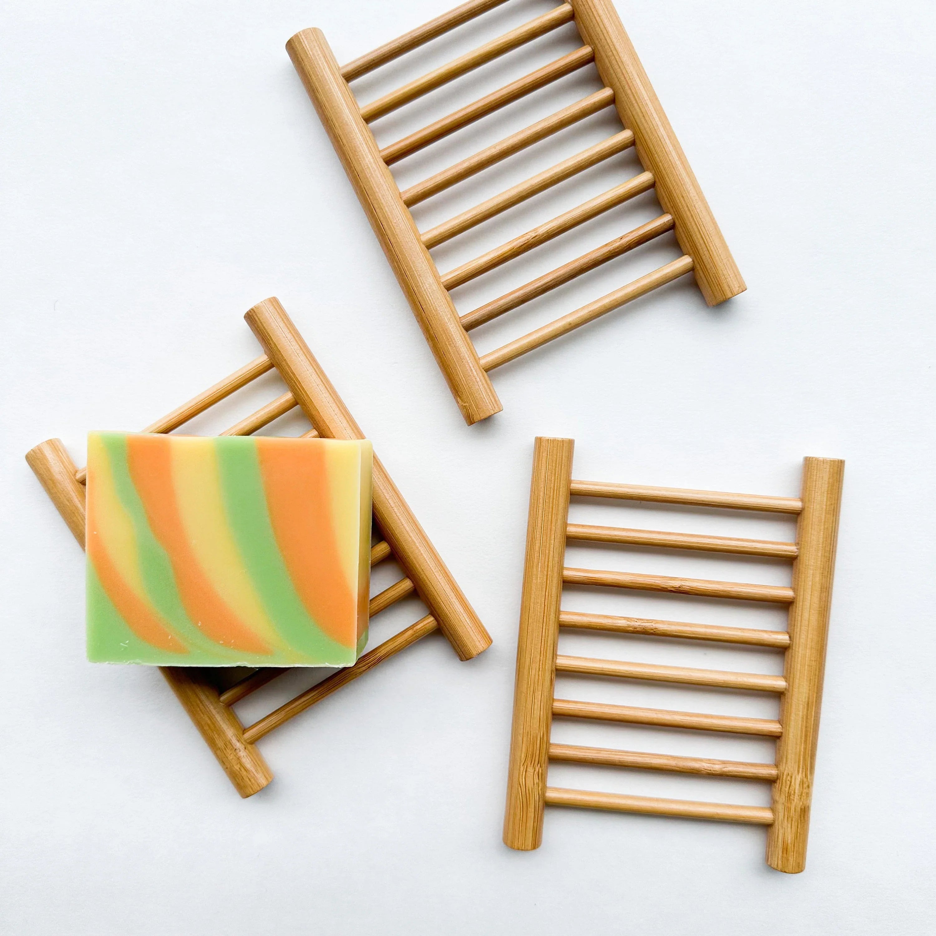 Plastic-Free Natural Wood Soap Dish | Eco-Friendly Choice