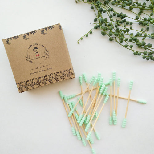 Biodegradable Cotton Buds - Eco-Friendly Natural Wood Design