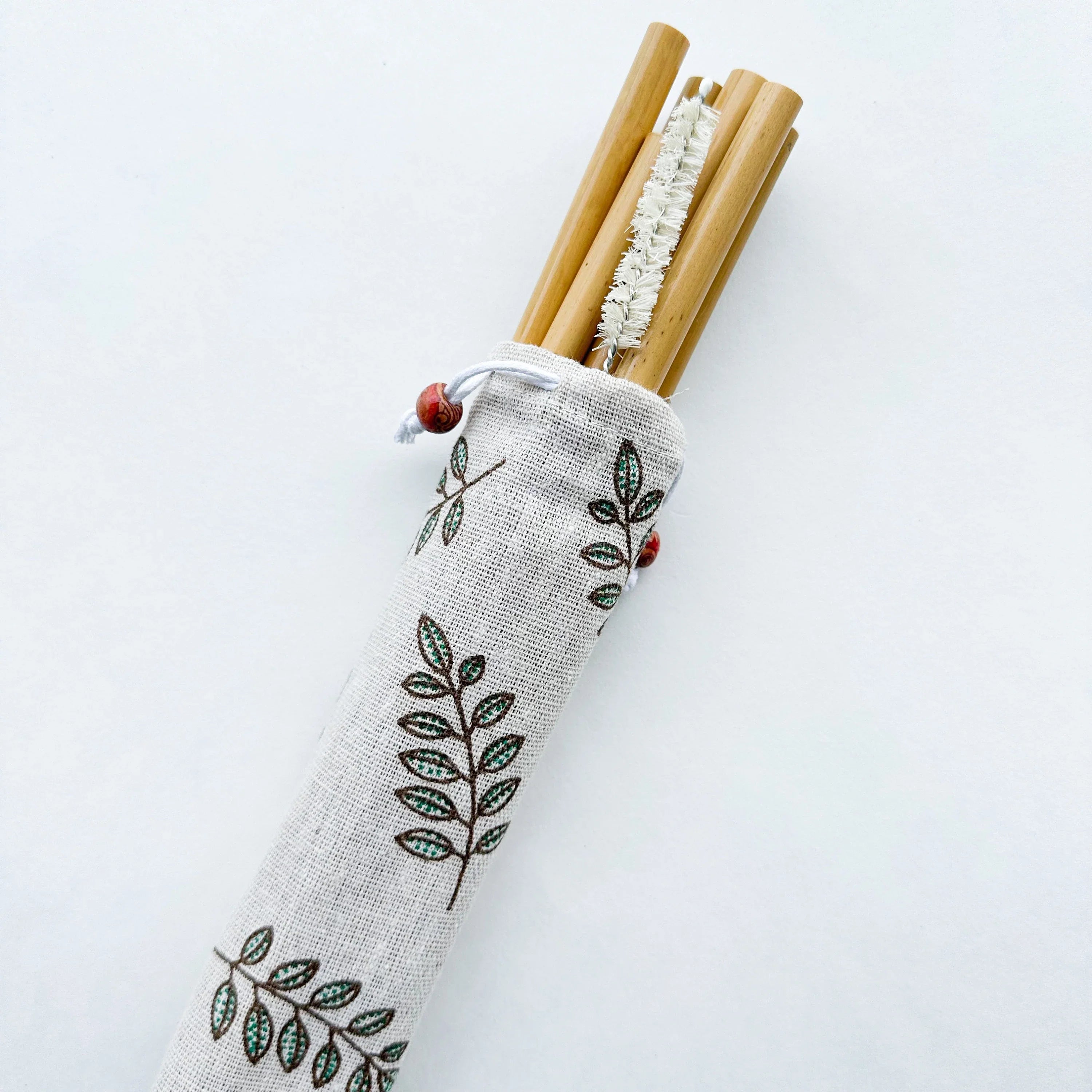Premium Natural Wood Drinking Straw (10 Pack) - Modern Eco-Design