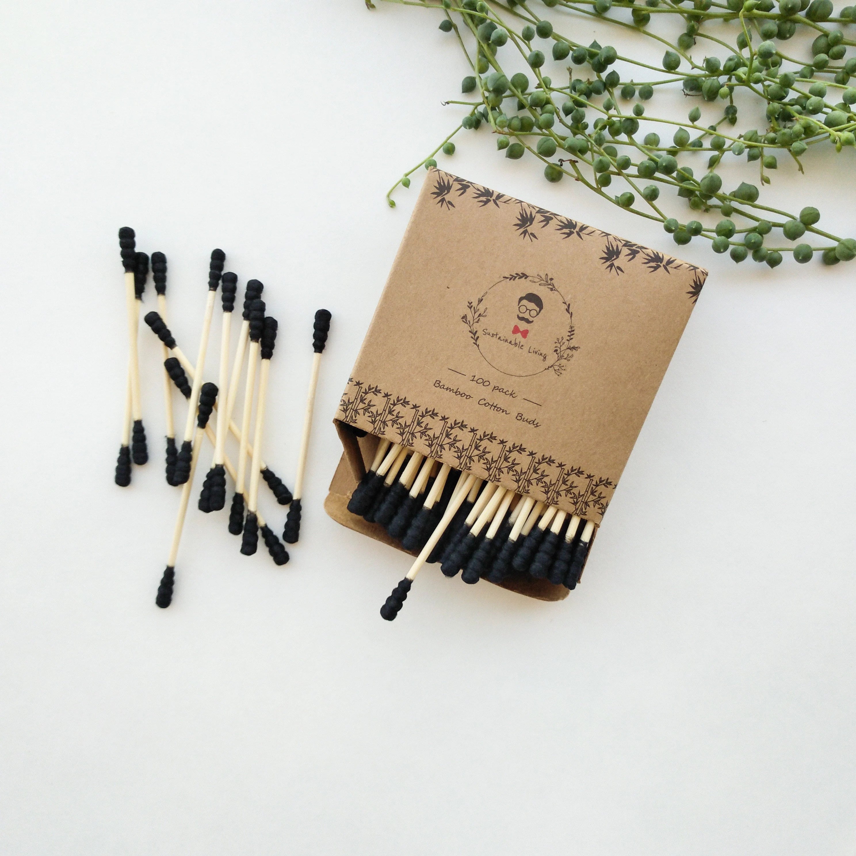 Biodegradable Cotton Buds - Eco-Friendly Natural Wood Design