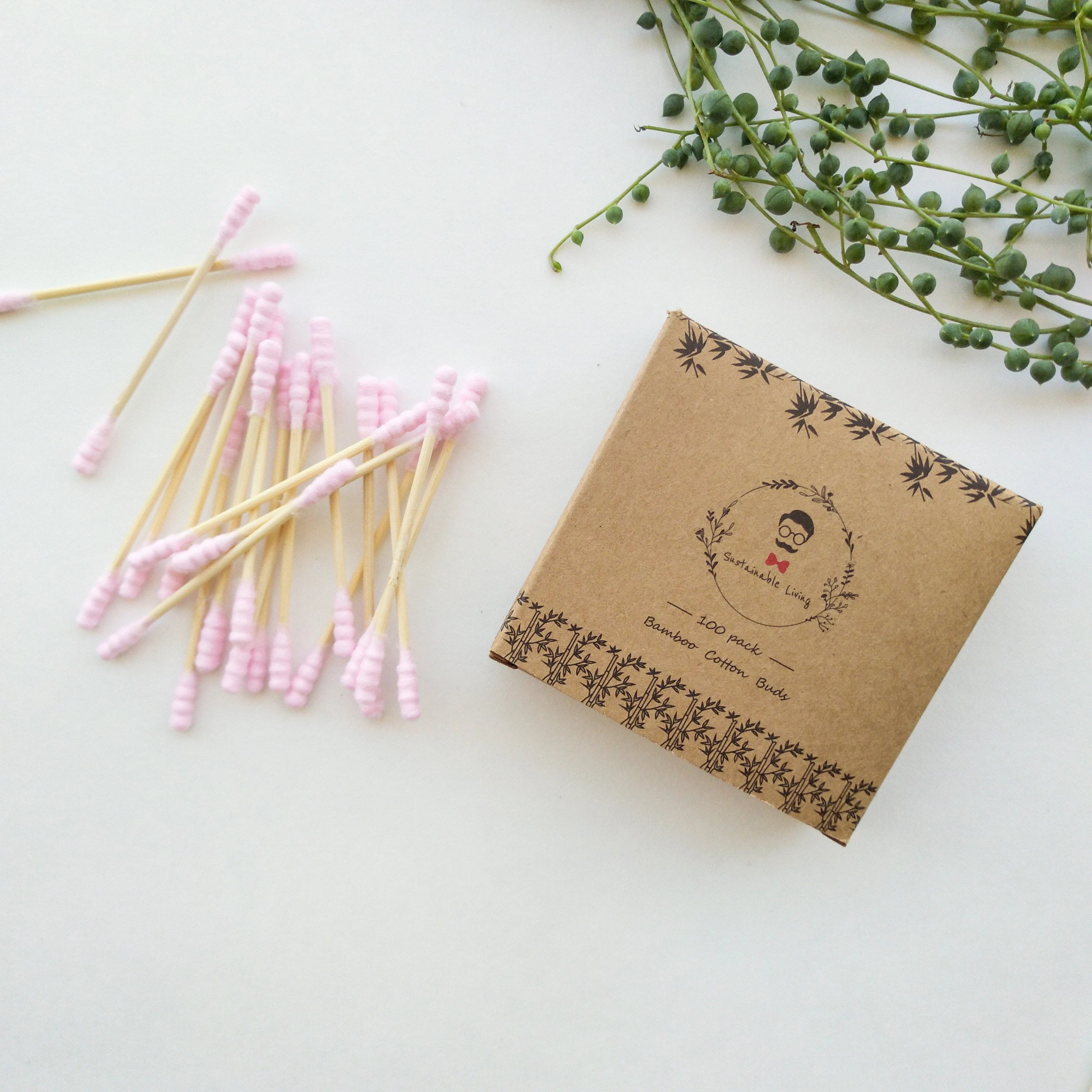 Biodegradable Cotton Buds - Eco-Friendly Natural Wood Design