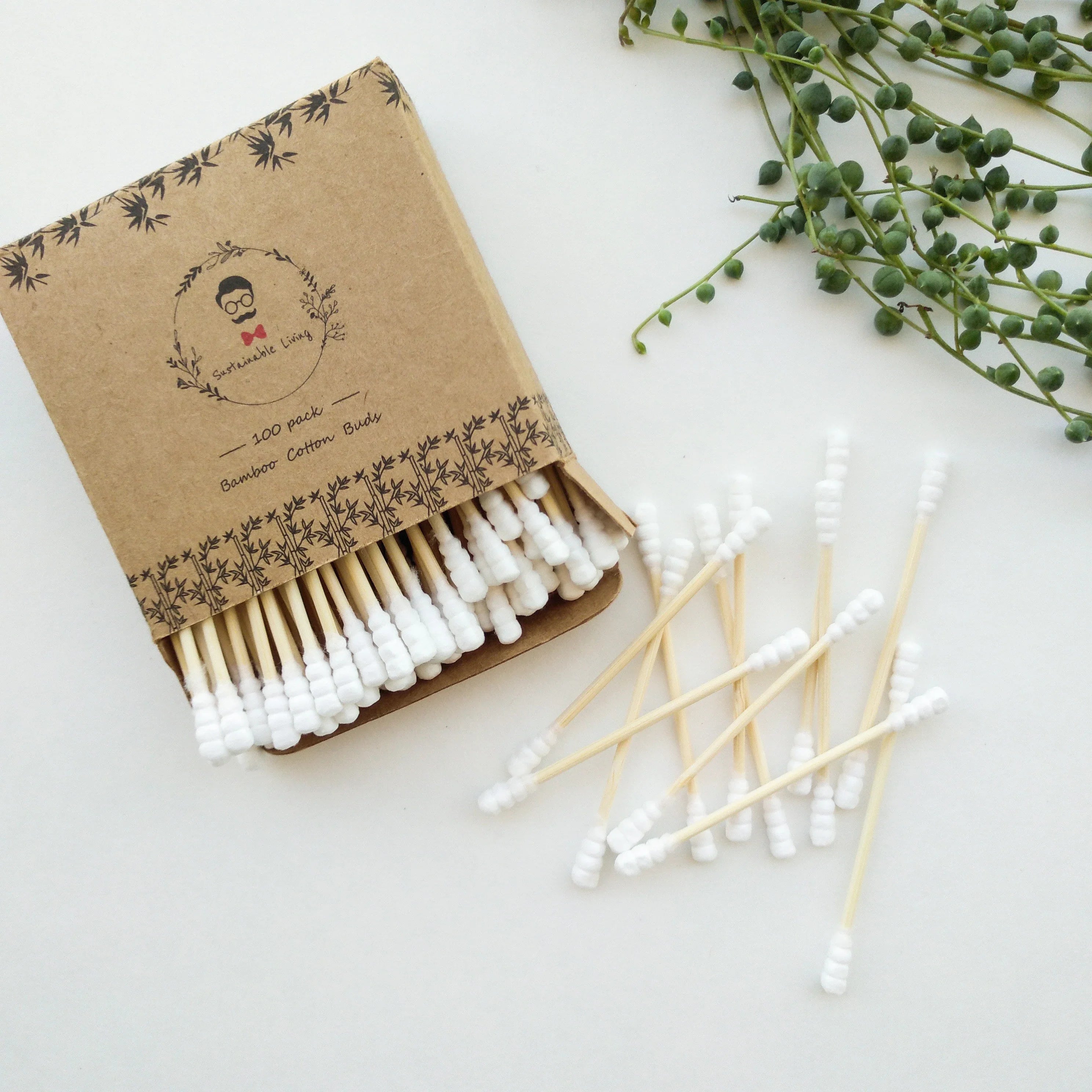 Biodegradable Cotton Buds - Eco-Friendly Natural Wood Design