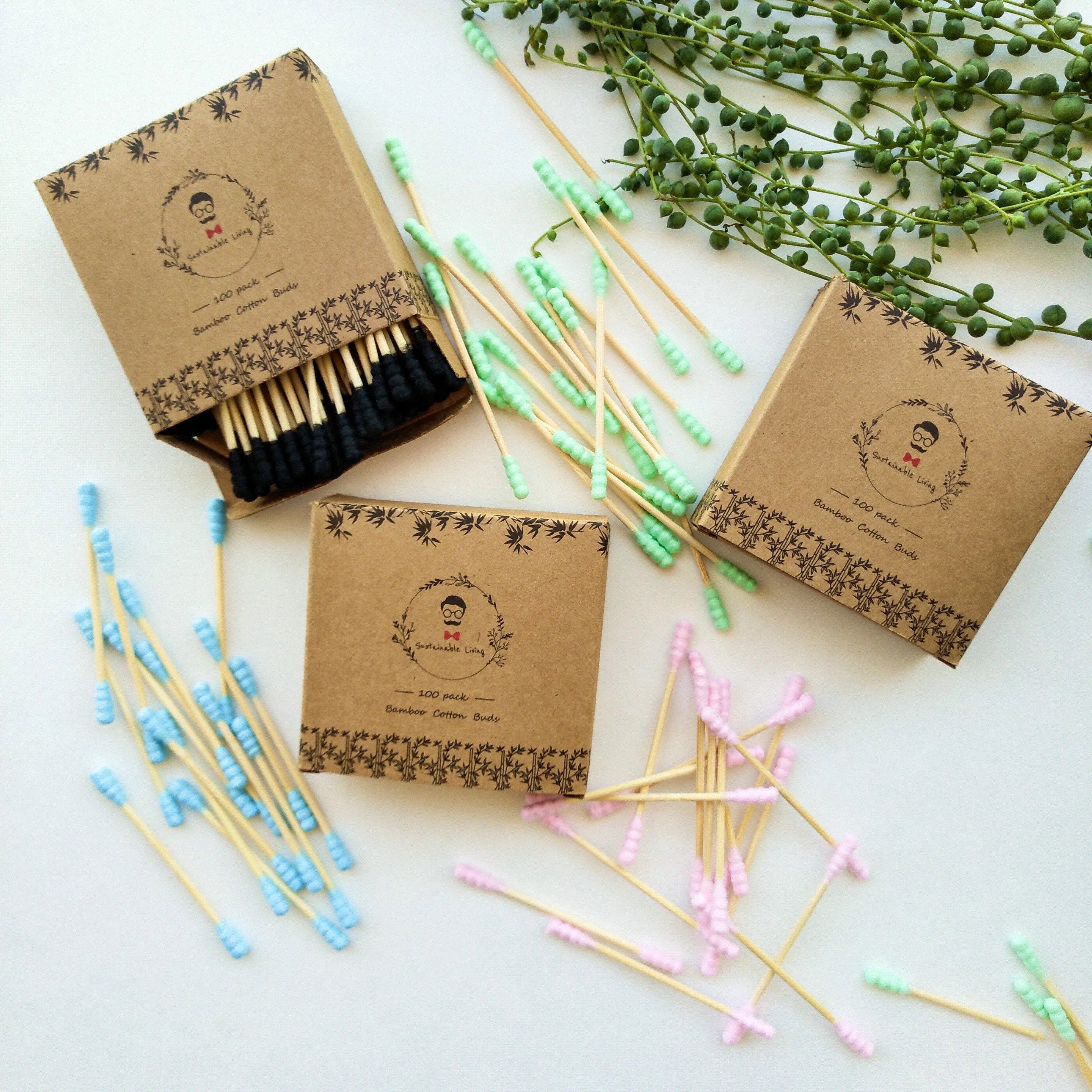 Biodegradable Cotton Buds - Eco-Friendly Natural Wood Design